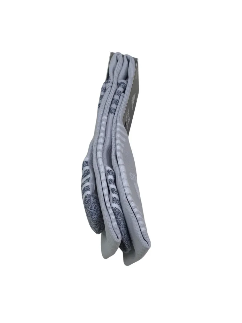 Adidas Soccer Team Speed Socks Large Aeroready Compression Wicking Gray